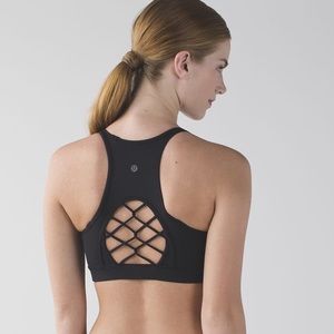 Lululemon Sweaty Or Not Bra II Size 6 Black